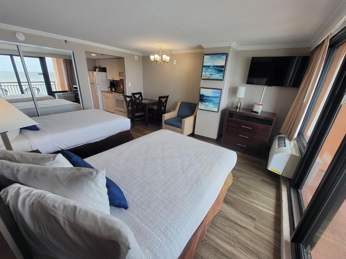 Direct Oceanfront Suite Caravelle Resort 615 Sleeps 4 Guests 미를 비치 외부 사진